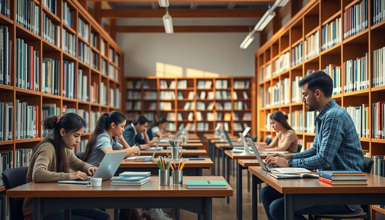 Student using online courses for flexible education